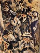 People at the table in the Dance hall Jules Pascin